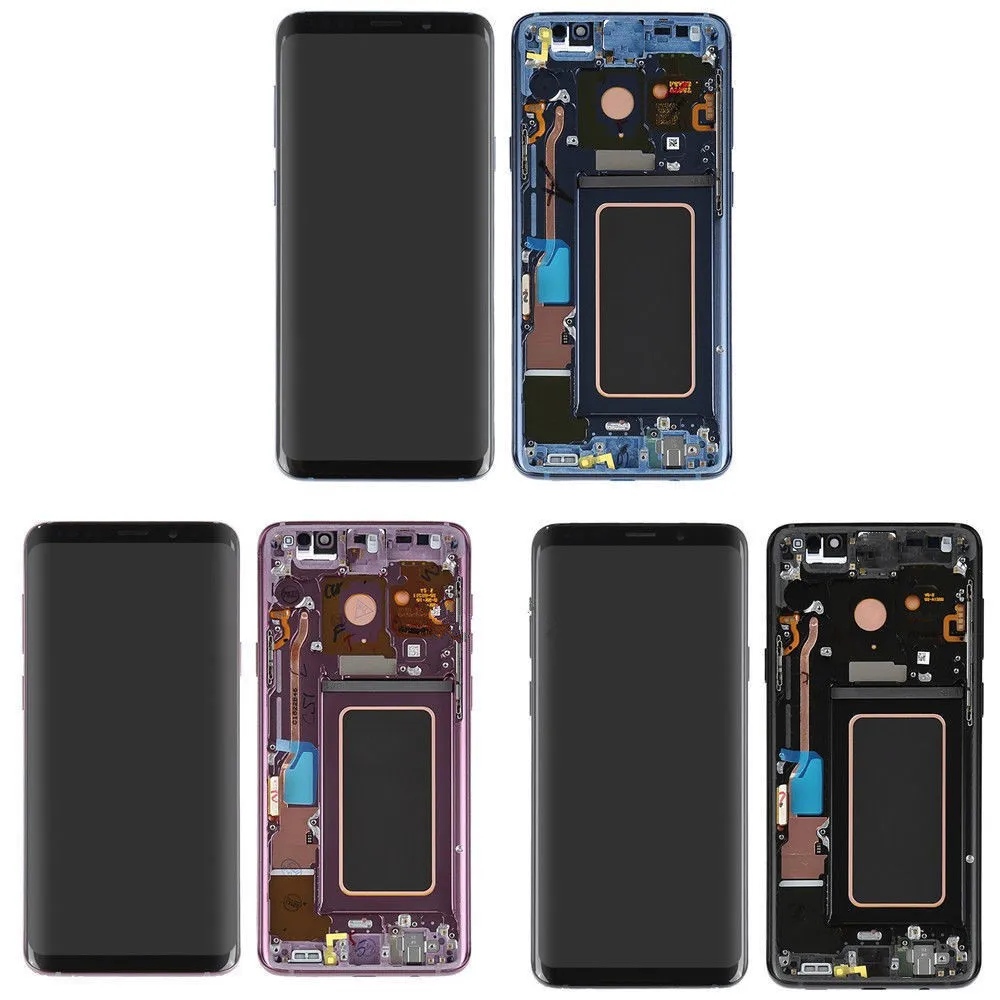 Pantalla t&aacute;ctil LCD Original para Samsung Galaxy S9, con marco Super Amoled, G960F, G960U, S9 Plus, G965F, G965U-4