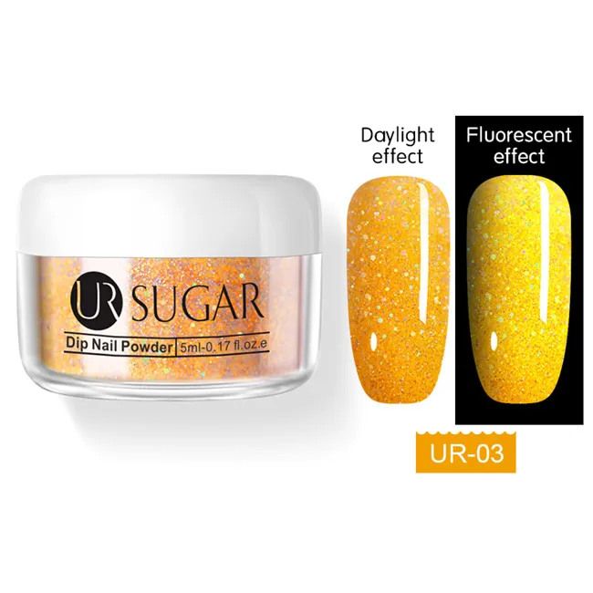 Glitter 3 Ur Sugar косметика парфюмерия диспенсер 5 мл флуоресцентный Neon 3 в 1 Dip порошок для ногтей резьба расширение пальцем расширить погружения порошок для ногтей, акриловую пудру, Декор - Цвет: Glitter 3