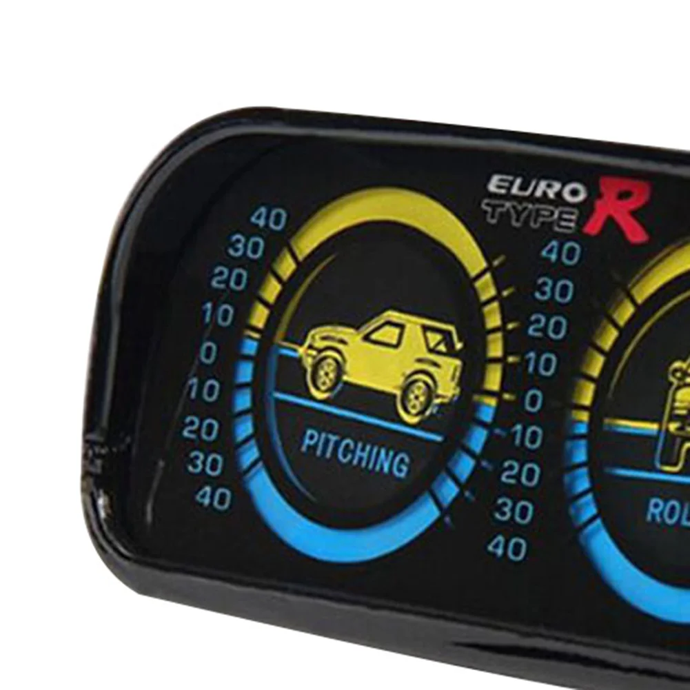 

Car Adjustable Compass Balancer Slope Meter Tachometer Black Adjustable Incline Meter Car Interior Accessories