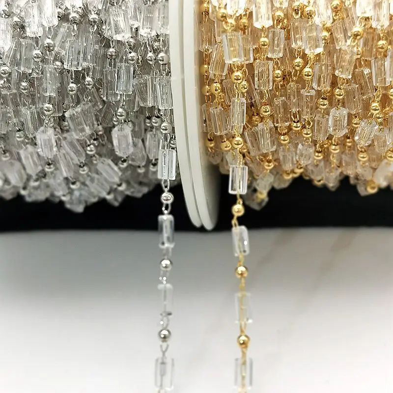 1 метр круглая металлическая медная цепь материал для ожерелья и сережек ручной