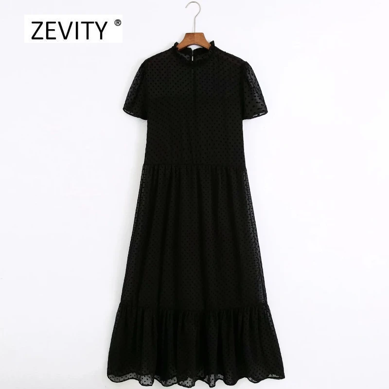 Новинка 2020 женское модное агарическое кружевное платье в горошек повседневное