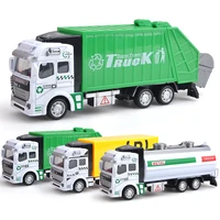 15 kinds city sanitation garbage truck model toy for children 148 scale alloy diecast toys vehicles birthday gift for boys y048