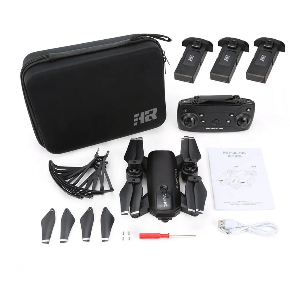 2.4G 720P 3B Black Кпчш H1G Дрон Квадрокоптер с дистанционным управлением 720 P/1080 P 2,4G/5G Wi-Fi FPV gps Follow Me(следуй за мной режим складной 25 минут времени полета Дрон Квадрокоптер с дистанционным управлением - Цвет: 2.4G 720P 3B Black