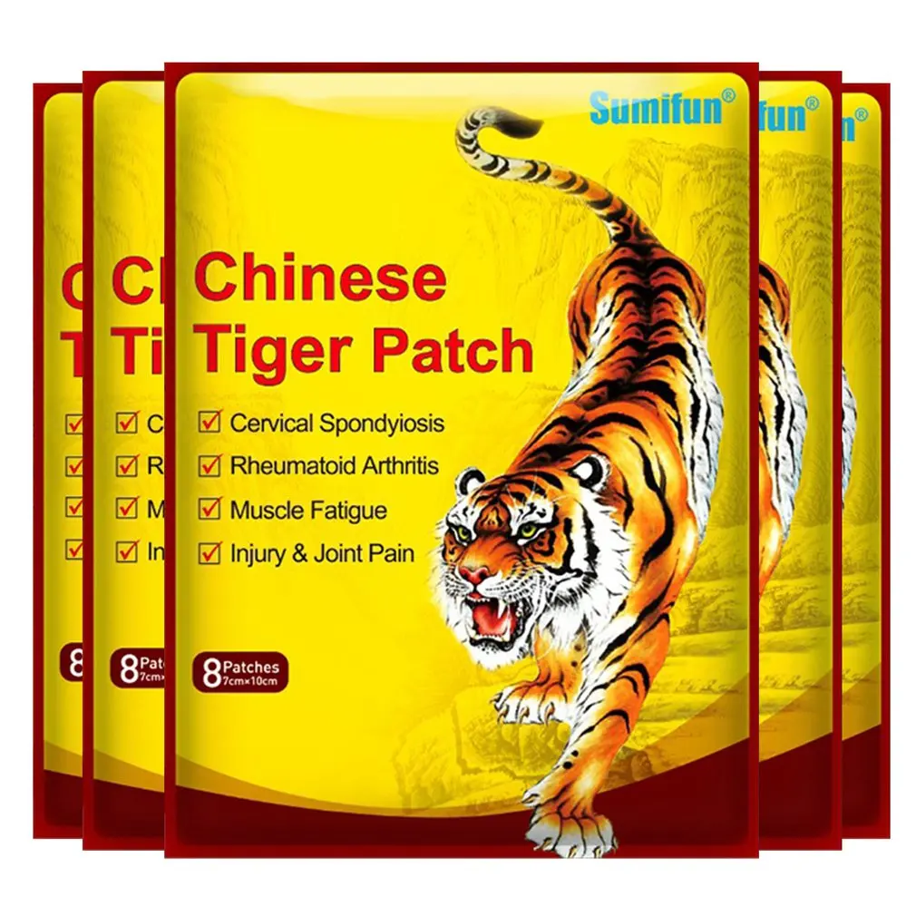 

Tiger Balm Patches Analgesic Plaster Arthritis Joint Back Pain Patch Neck Muscle Body Herbal Plaster Pain Relileving Patch