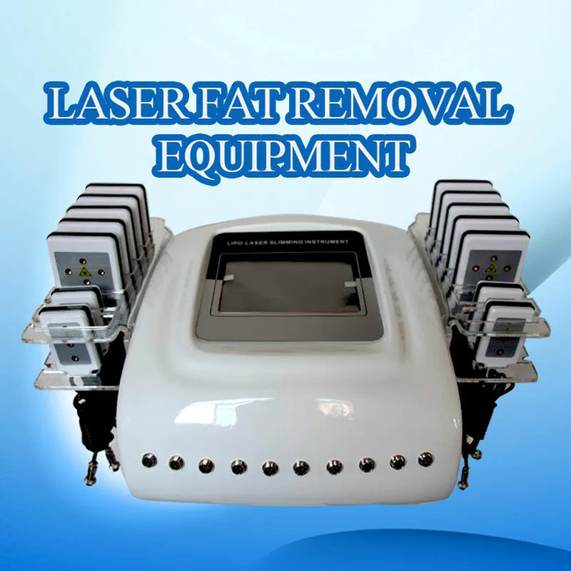 

14 Laser Pads Spa Salon Clinic Lipolaser Slimming Cellulite Reduction Fat Burning Skin Rejuvenation Lipo Laser Machine