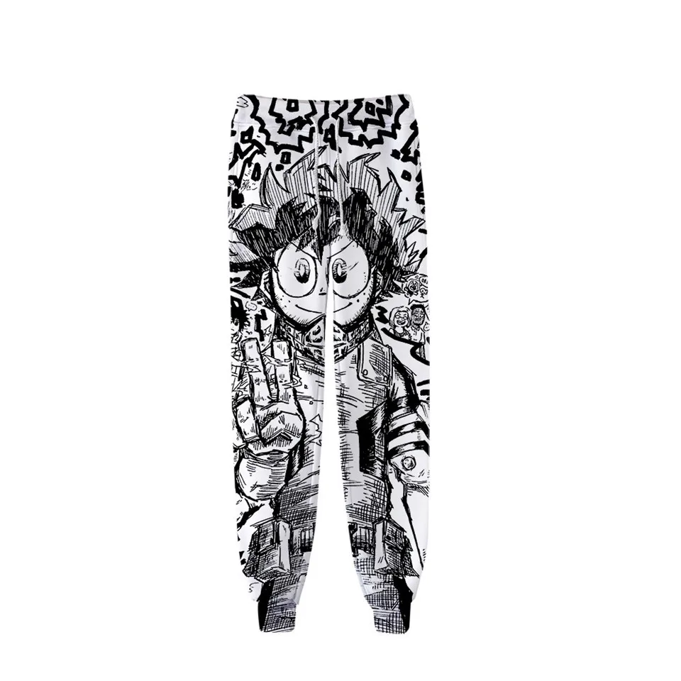 

Popular 3D Printed Anime My Hero Academia Fitness Pants Men Women Joggers Himiko Toga Sweatpants Elastic Trousers Sports pants