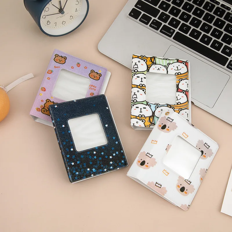 Корейский Ins квадратный вырез 3 дюйма Polaroid Mini Photo Album Interstitial KPOP BTS Card Storage альбом для