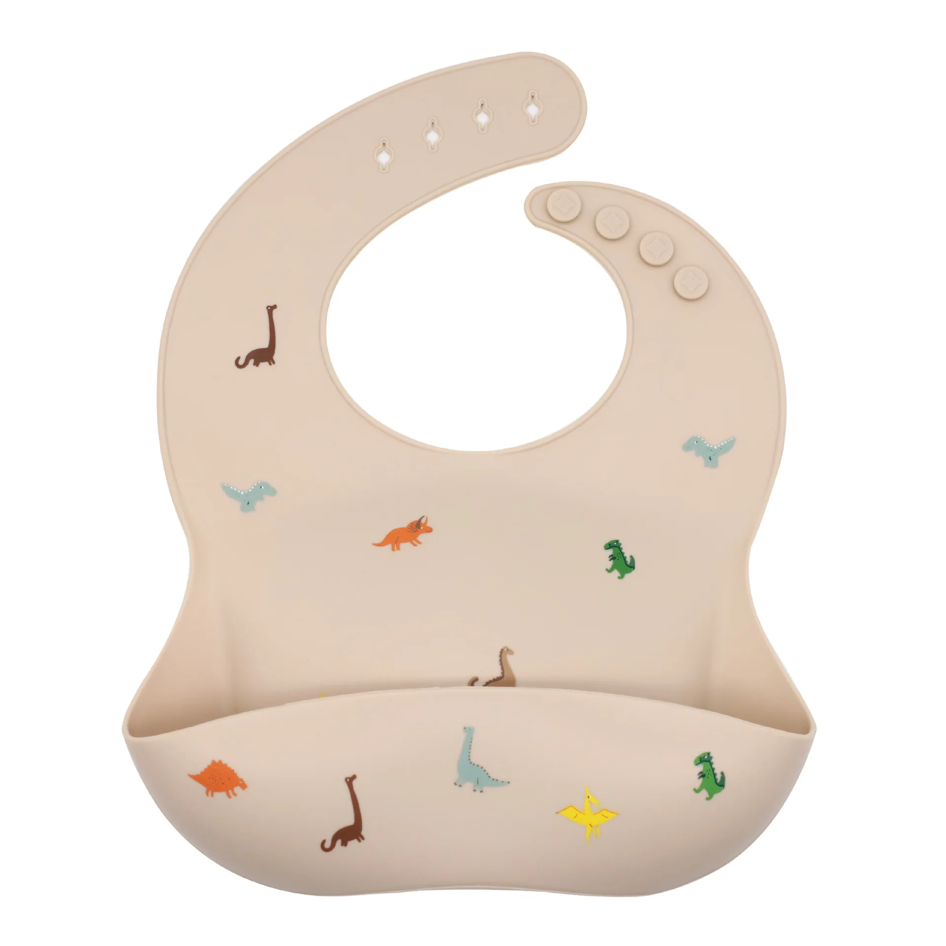 Ins Design Print Food Grade Baby Girl Boy Infant Silicone Waterproof Adjustable Feeding Eating Bibs |