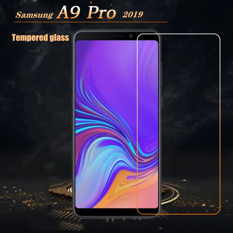 Закаленное стекло для SAMSUNG Galaxy A9 PRO 2019 протектор экрана 9H закаленное защитная
