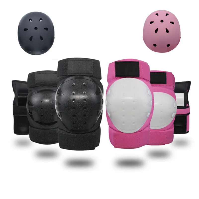 Утолщенные детские спортивные наколенники налокотники на запястье защита для