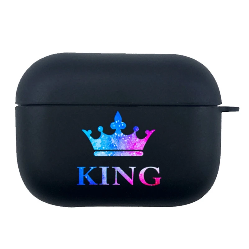 

Cute Case For Apple Airpods3 Case Cartoon Couple King Bluetooth Earphone Case For Airpods3 Headphone Black Hard Case