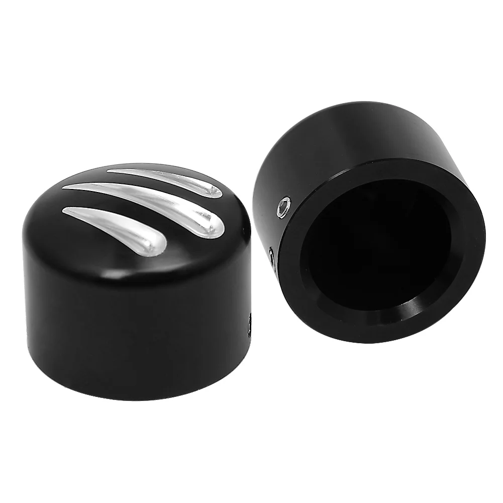 Крышки для передней оси мотоцикла алюминиевые колпачки Harley Touring Softail breaker Dyna Street Bob