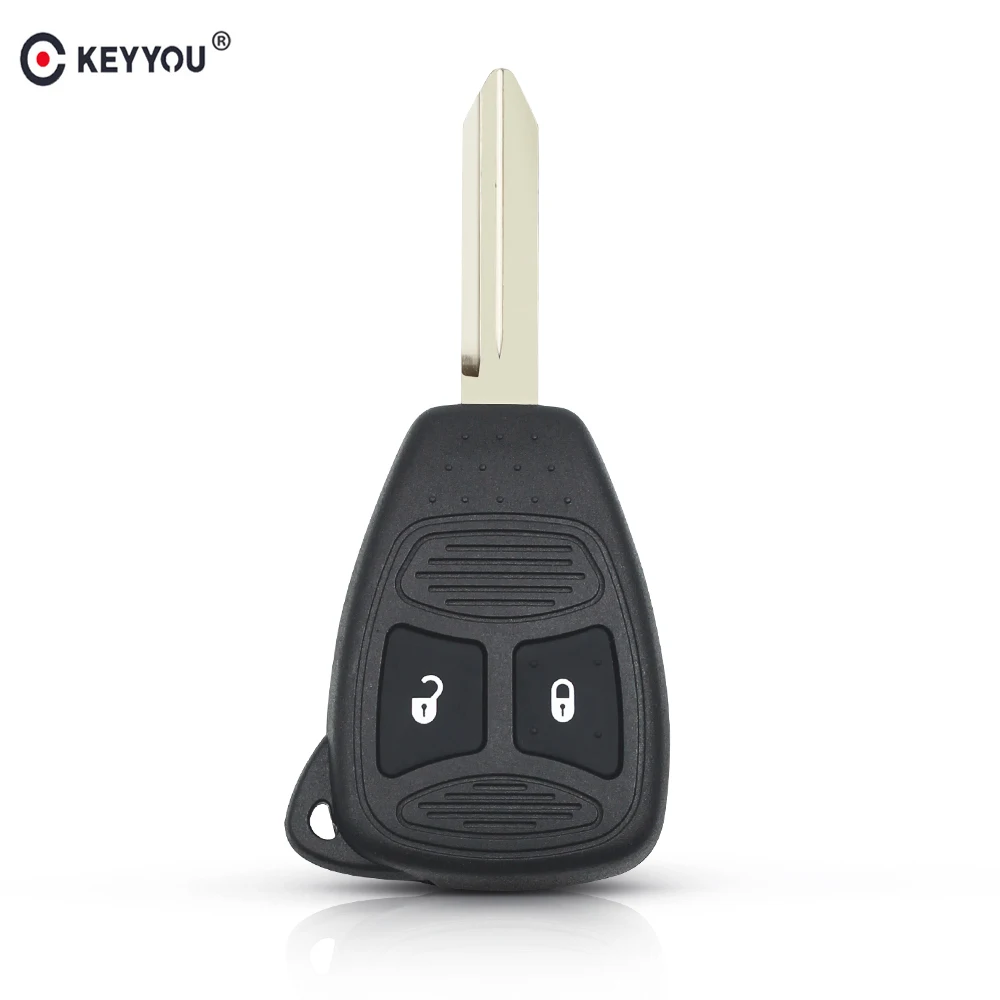 Чехол KEYYOU для Chrysler 300C PT CRUISER Jeep Dodge Auto key Blank 2 кнопки|Ключ от авто| |