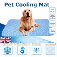 pet soft summer self cooling mats gel pad blanket pet dog cat heat relief car seat ice silk mat pet cooling non sticking blanket