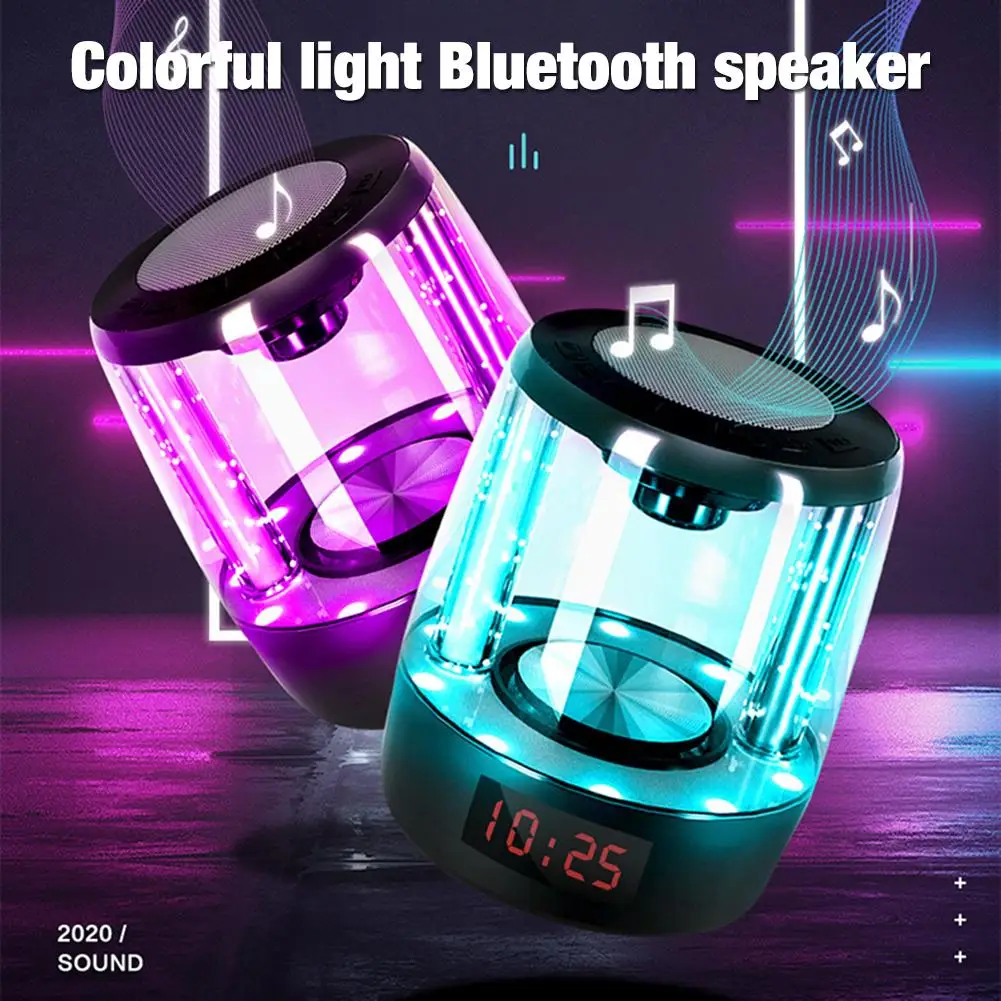 

Bluetooth-динамик с ночным светом, Портативная колонка со светодиодный подсветильник кой, с сенсорным управлением