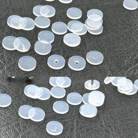Силиконовые диски для пирсинга 30 шт