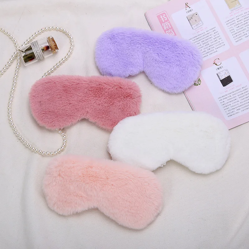 

Sleeping Mask Sleeping Blindfold Soft Plush Eye Masks Cute Love Cloud Eye Cover Plush Mask Eyepatch Nap Health Eye Cover