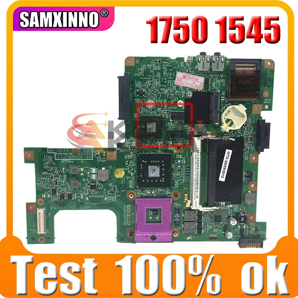 

Оригинальная материнская плата для ноутбука DELL Inspiron 1750 1545 материнская плата CN-0HPKP9 0HPKP9 09206-1 216-0728020 PM45