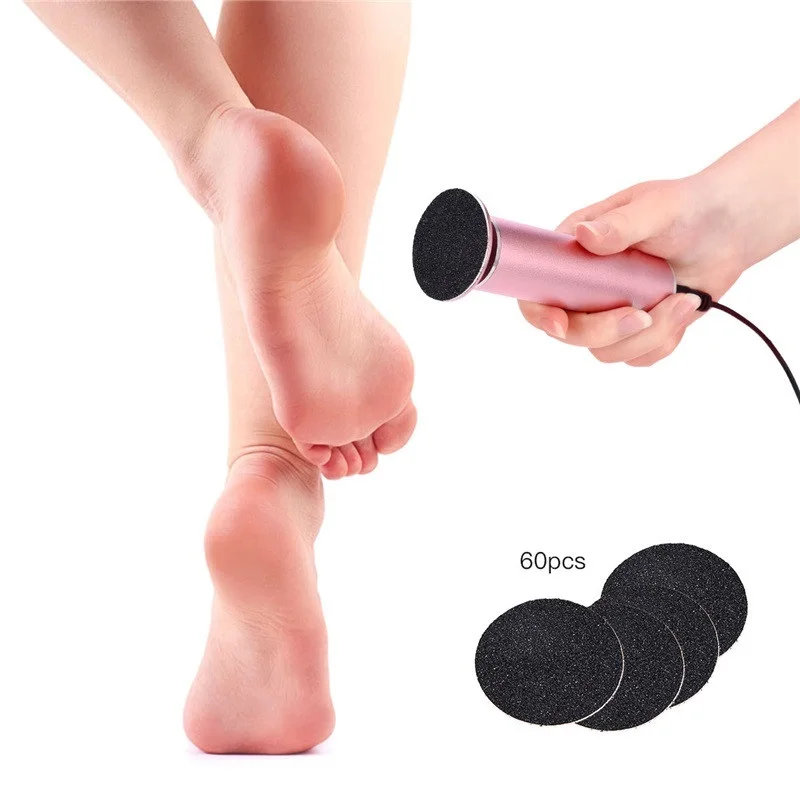 

Electric Callus Remover Pedicure Callus Shaver Dead Hard Cracked Skin Removal Foot Sander Heel Smoother + 60pcs Sanding paper 35