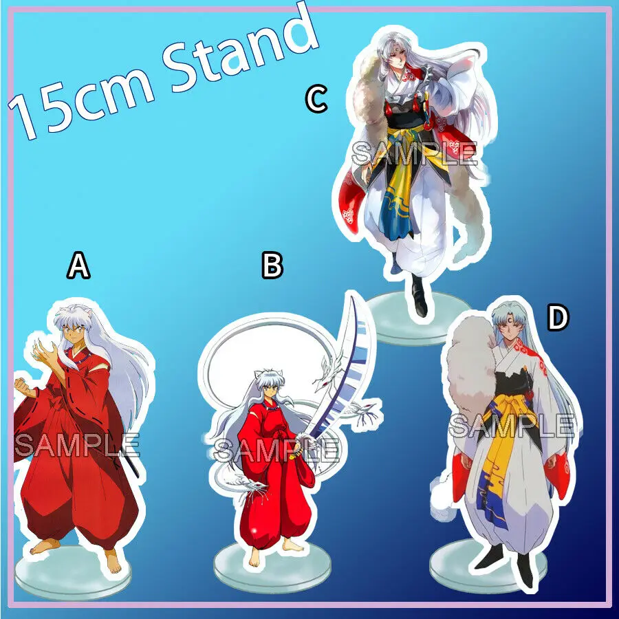 Inuyasha Sesshomaru Kukyo Higurashi Kagome фигурка на акриловой подставке дисплей 15 см|Реквизит для