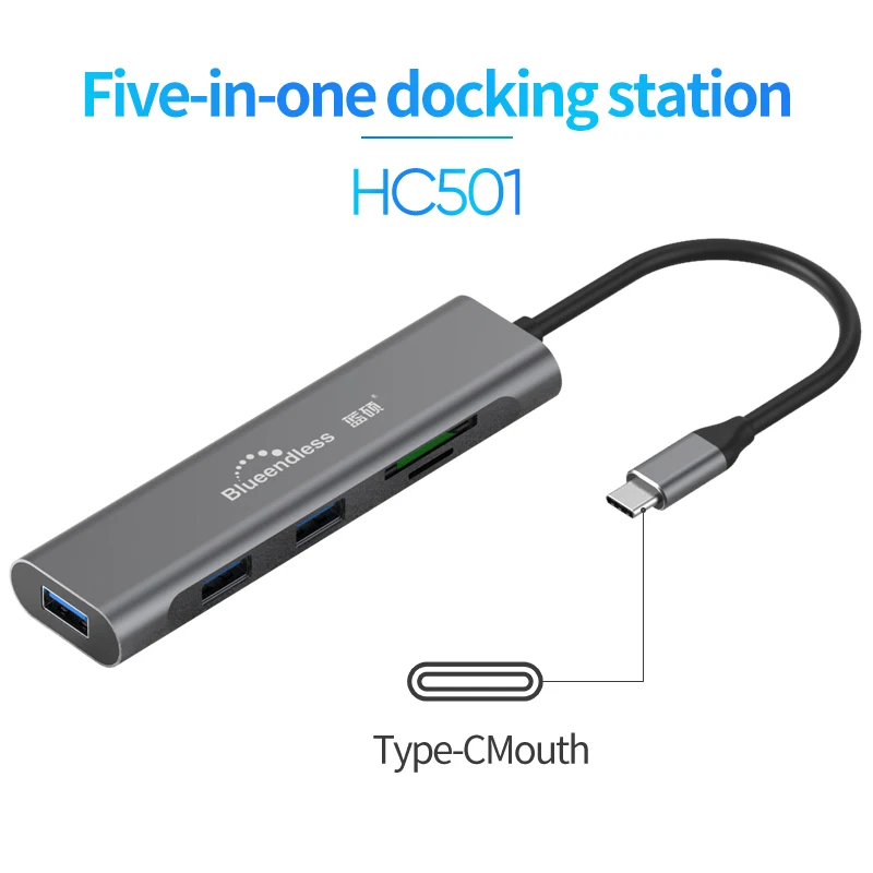 Док станция 9 в 1 USB 3 0 HDMI TF LAN PD|Комплекты аксессуаров для телефонов| |
