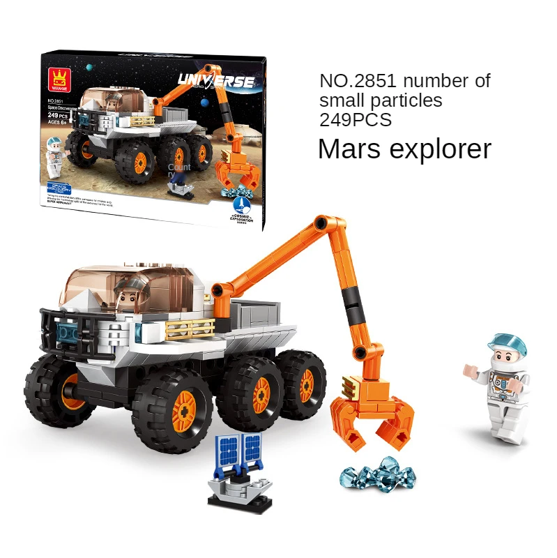 

DIY Child Assemble Toy Small Particles Figures Child Military Transformers Spelling Building Blocks Gacha Tank Astronaut Rocket