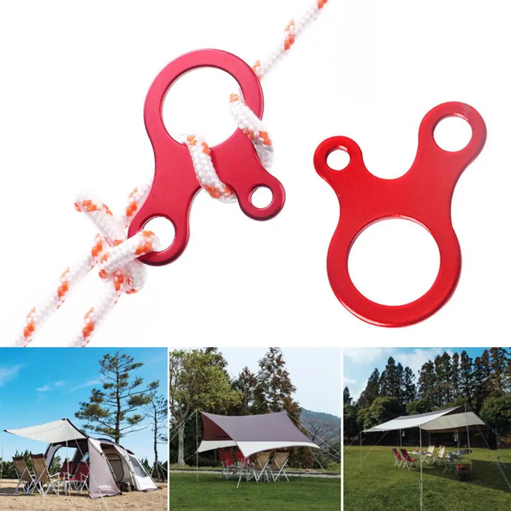 

Tent Rope Tensioner Outdoor Camping Tent Parachute Cord Rope Buckle Aluminum Guyline Cord Adjuster Ultralight Strong Tensioner