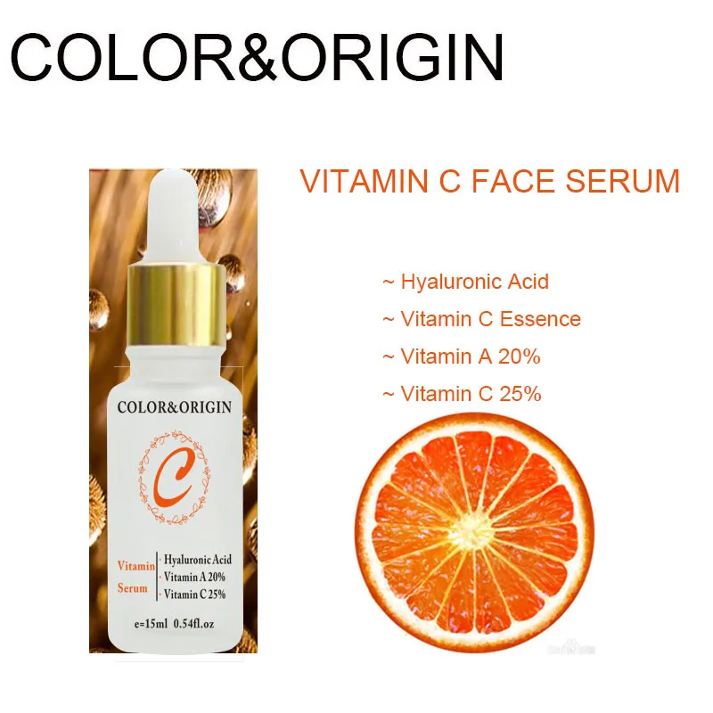 Сыворотка для лица с витамином C коллаген гиалуроновая кислота эссенция