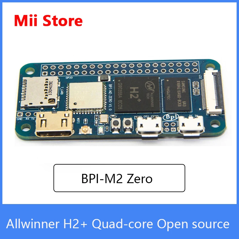 Banana Pi BPI M2 нулевой Quad Core с открытым исходным кодом одноплатный компьютер Allwinner H2 +