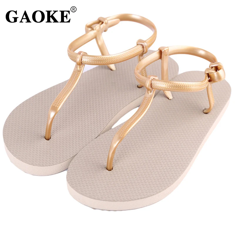 Сандалии Женские однотонные легкие удобные шлепанцы плоская подошва Эва