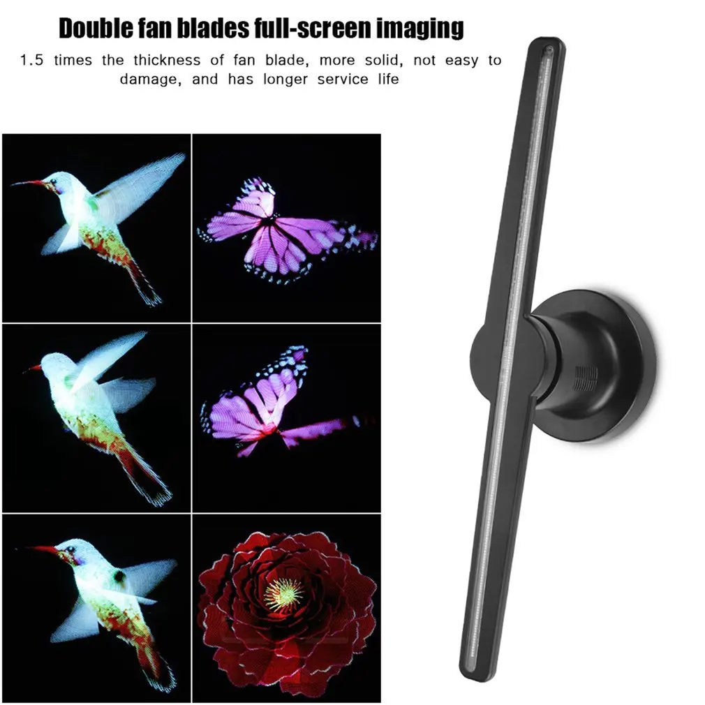 3D Голограмма рекламный вентилятор для проектора световой дисплей