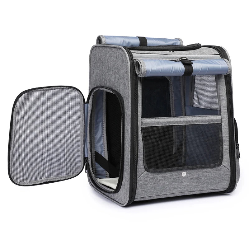 

Рюкзак-переноска для кошек, сетчатая дышащая Складная Сумка-переноска для маленьких собак, Новинка