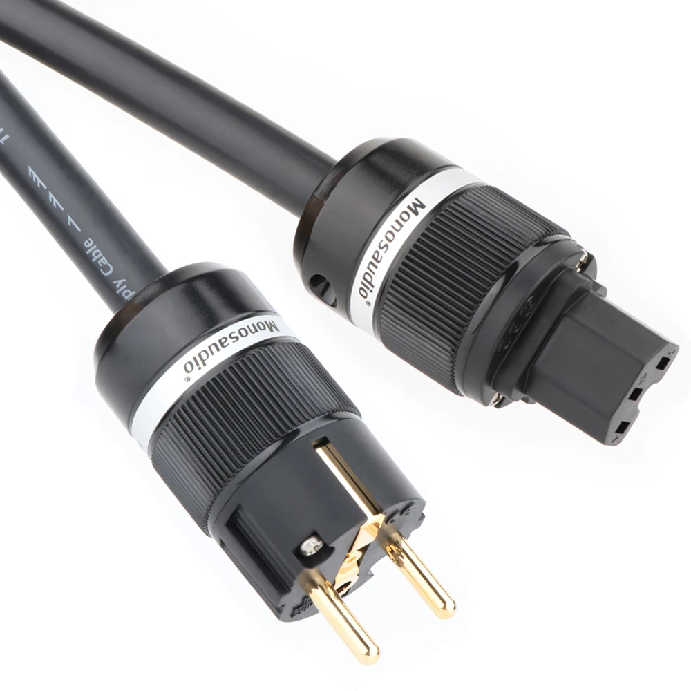 Monosaudio P901 многократный Hi OFC медный проводник Европейский кабель питания ЕС Версия