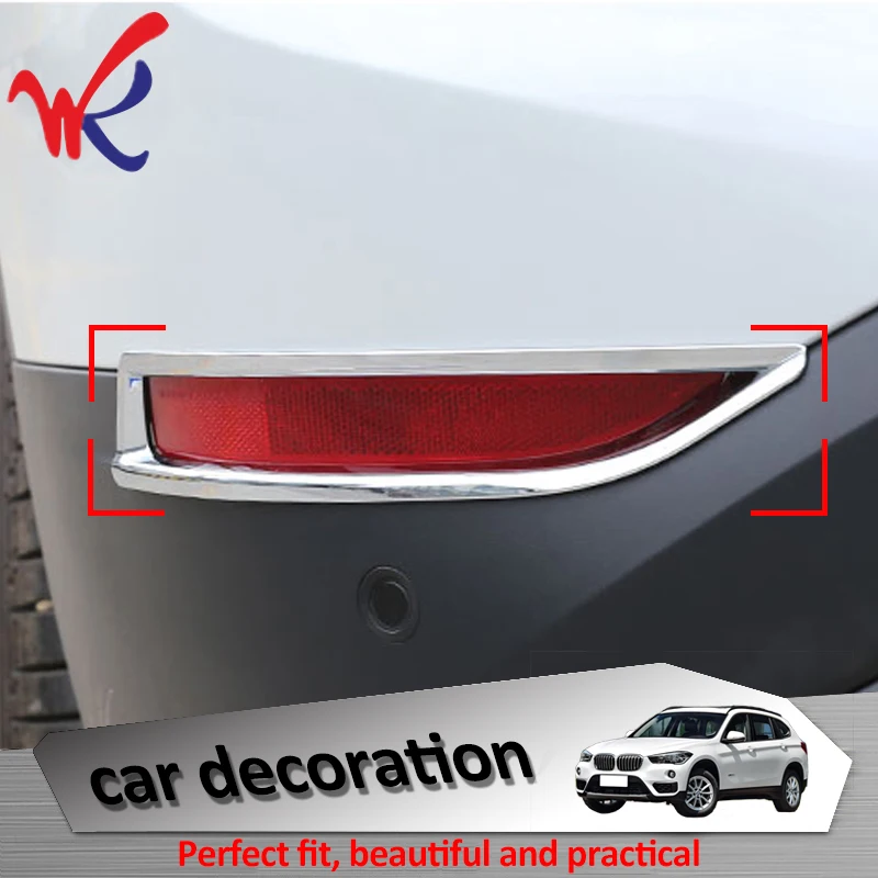 Хромированная задняя противотуманная фара из АБС пластика для BMW X1 F48 2016 2017|abs