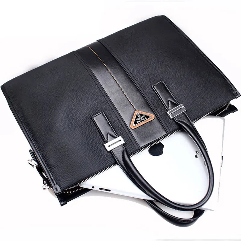 Fashion Genuine Leather Men Bag Business Male Shoulder Bag Handbags Men Briefcase Laptop Bag
