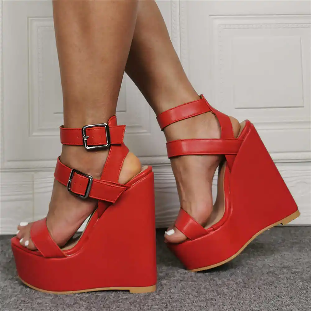 

2021 new Large super high slope heel sexy nightclub women's sandal