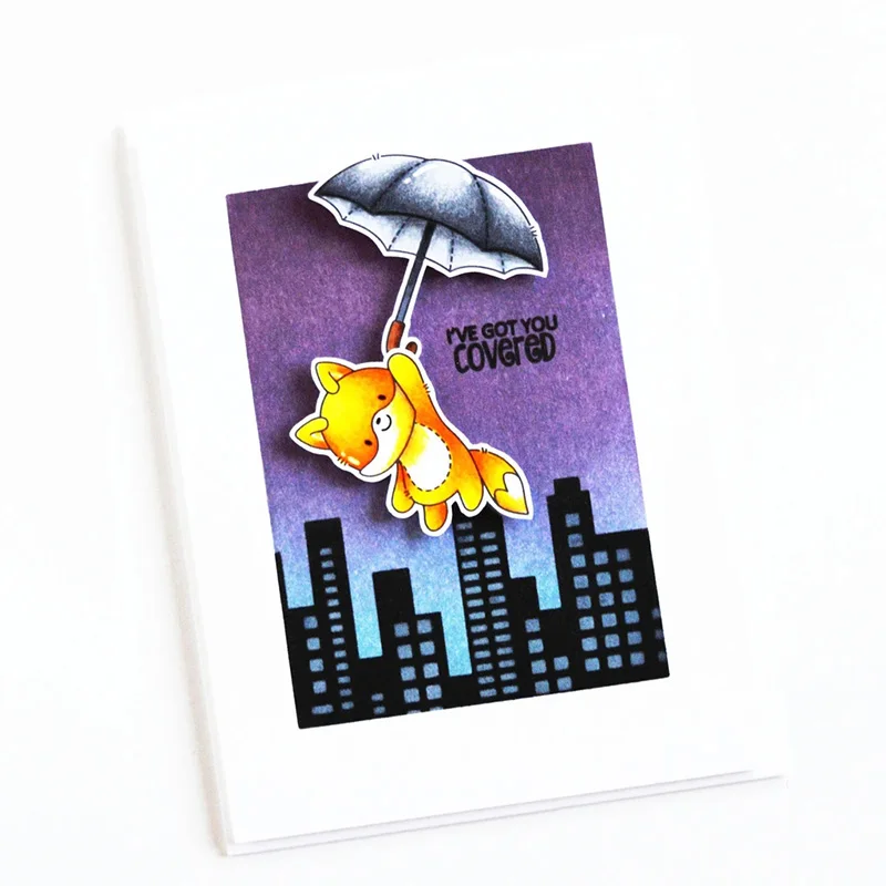 

JC Fox Kite Umbrella Metal Cutting Die and Stamps Scrapbooking Craft New Mold Die Cut Stencil Card Make Album Sheet DIY Decor