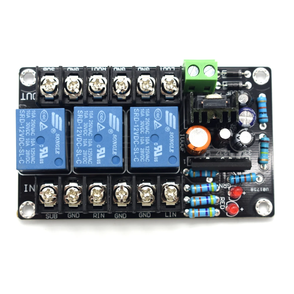 UPC1237 2 1 канальная Защитная плата для динамика Rlay защита высокой мощности Hi Fi