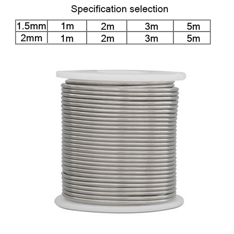 

Tin Brazing Welding Rod Roll Soldering Wire 1/2/3/5m Length 1.5/2MM Low Temperature No Need Solder Powder Welding Wires
