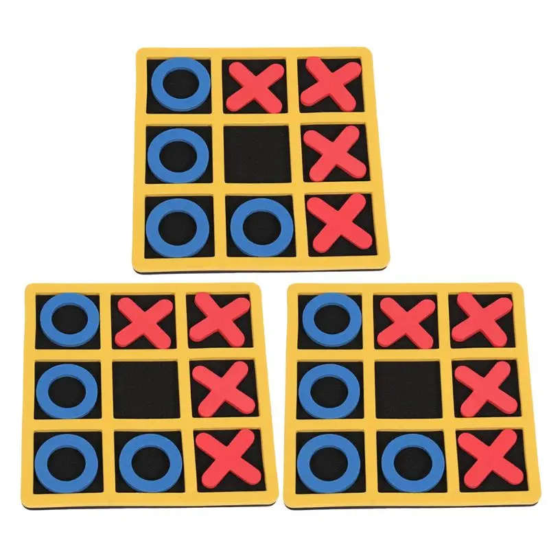 3 шт. Tic Tac Toe познавательные обучающие развивающие игрушки OX шахматы головоломка