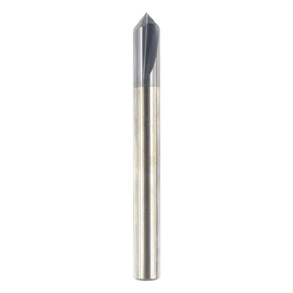 

Tool Chamfer Drill Milling Cutter HRC45 Carbide 90 Degree Angle 2 Flutes Spiral Durable End Bit Practical Router