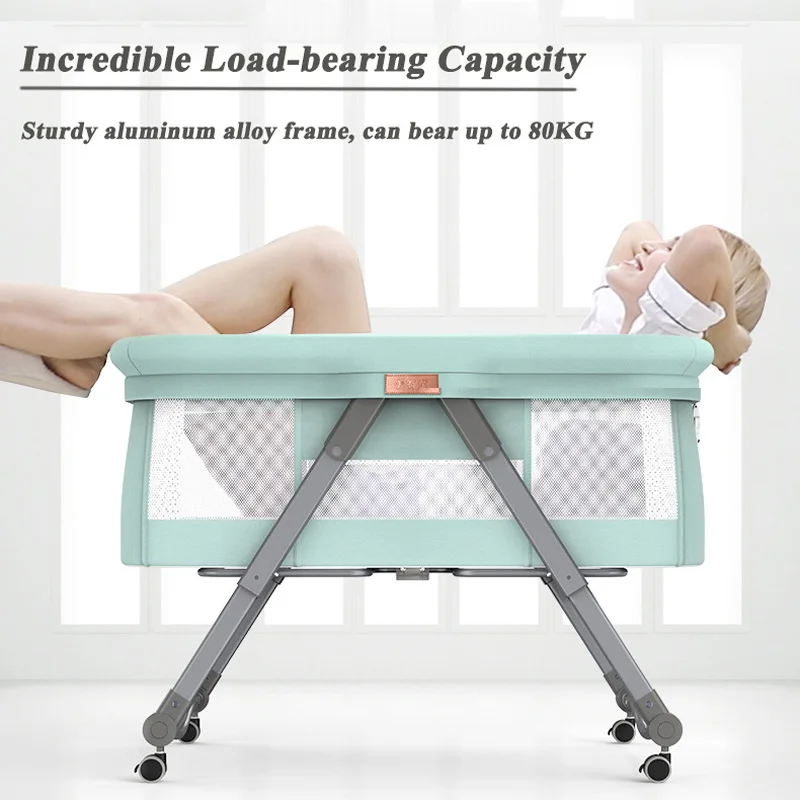 Складная детская кроватка babyinside портативная с москитной сеткой