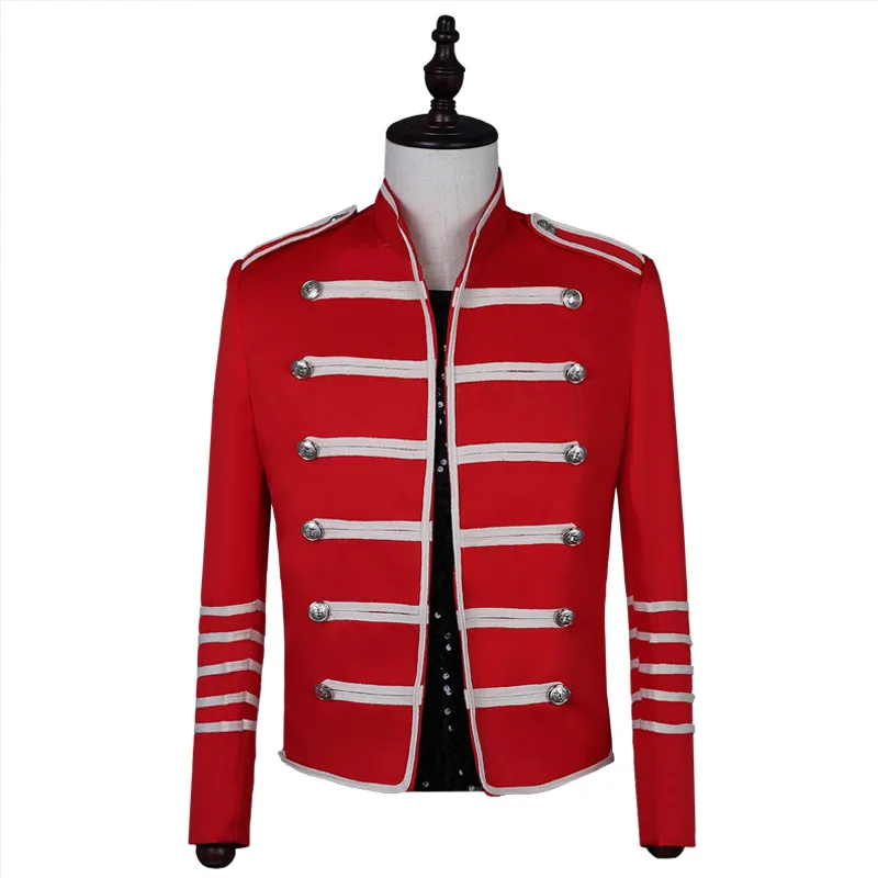 Мужской филармонический общественный красный костюм для выступлений в