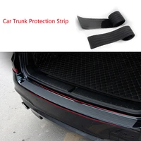 car trunk protection strip bumper anti collision anti wiping rubber strip tailgate trim rear guard plate door sill strip