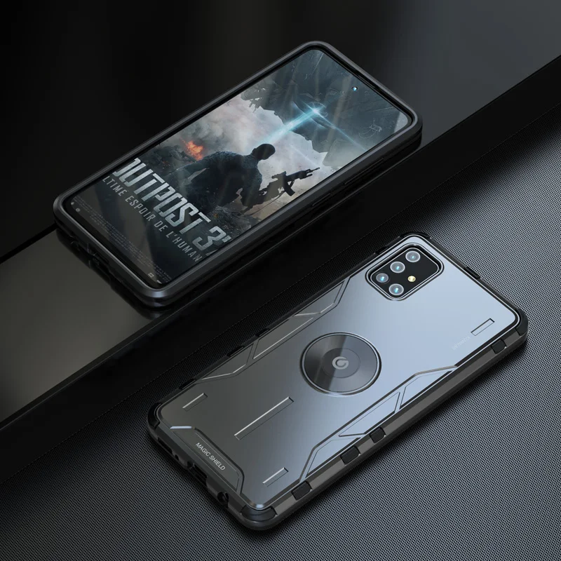 

Shockproof Metal Armor Case For Samsung Galaxy A51 A71 S10 Plus S20 Ultra Note 10 9 S10plus Note10 Phone Cover Samsung S20plus