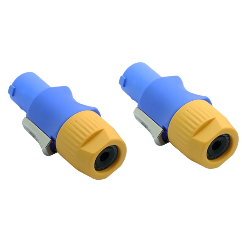 

100pcs/lot IP65 Waterproof 3 Pin AC Power Connector Male Plug OUT/IN 20A/250V AC Power Plug Socket for LED Large Screen