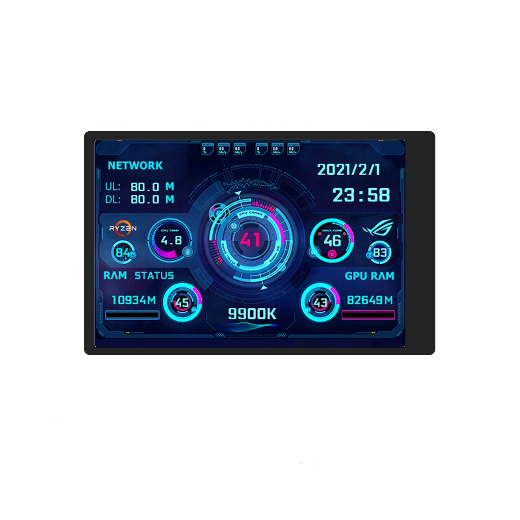 Новинка 3 5-дюймовый IPS телефон вторичный экран компьютер процессор GPU RAM HDD монитор