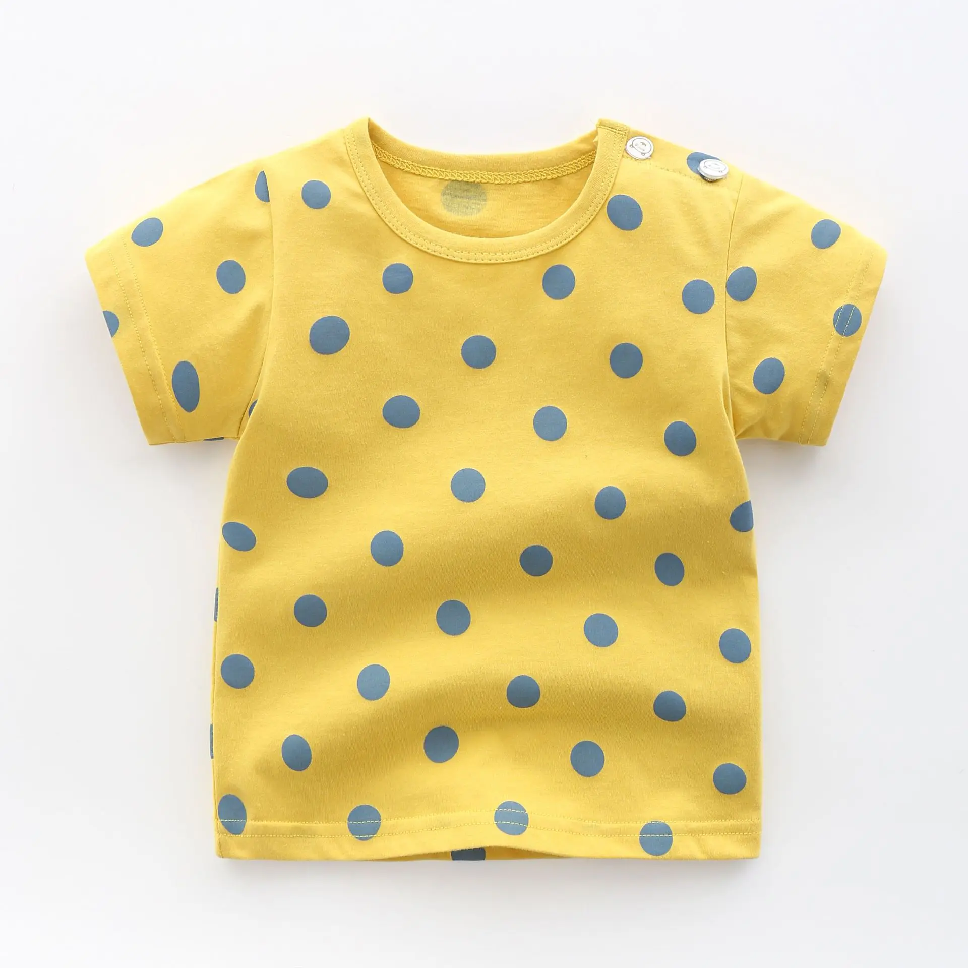 Футболка для маленьких мальчиков и девочек новая летняя хлопковая с мультяшным