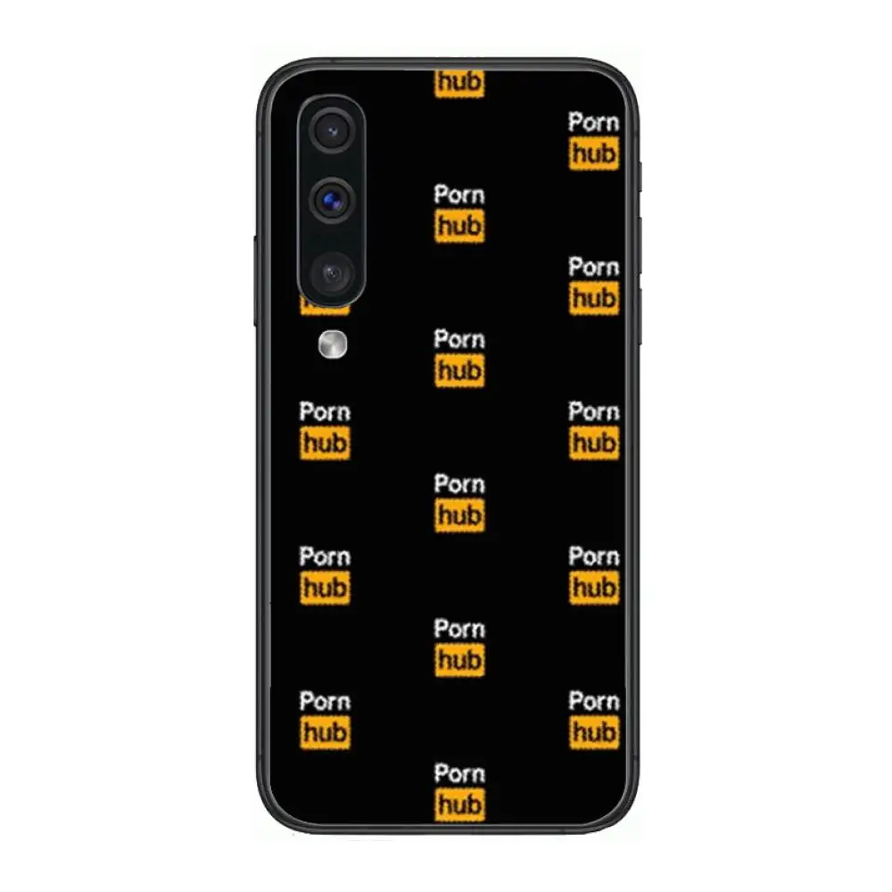 

Fashion Pornhub Logo style Phone Case Hull For Samsung Galaxy A 3 5 6 7 8 9 E 2018 Plus 2017 E S Black Shell Art Cell Cover TPU