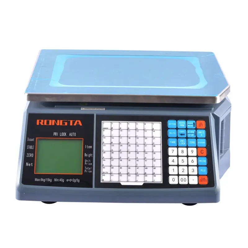 

15/30kg capacity Electronic Balance Label Barcode Scale Without Pole RLS1100B